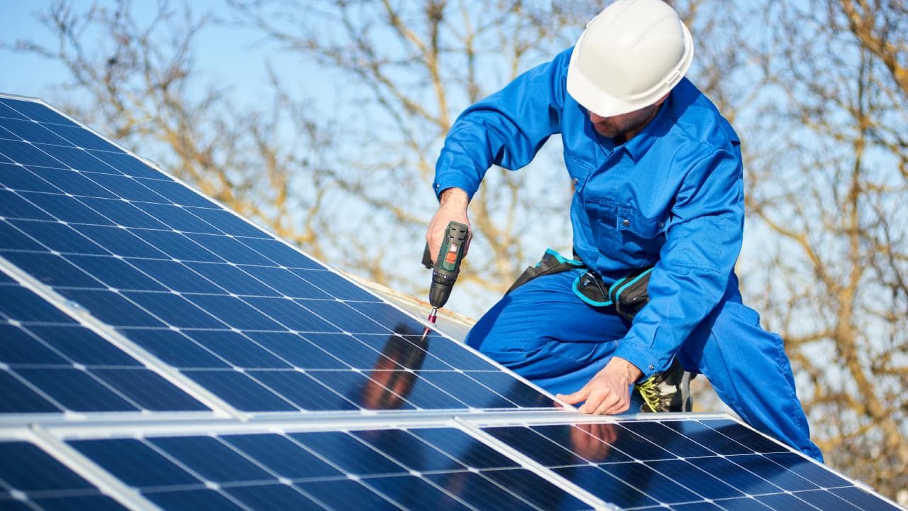 självförsörjande hus med solceller